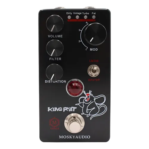 Pedal De Distorção Proco Turbo Rat 100% Caminho De Sinal Ana