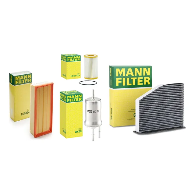 Kit 4 Filtros Originales Vw Vento 2.0 Tsi Mann Original