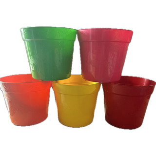 Macetas Para Jardín De 11 Pulgadas, 5 Piezas Macetas Para Jardín De 11 Pulgadas, 5 Piezas