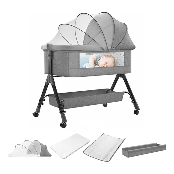 Cuna Colecho Corral Bebe Guagua Mosquitero Colchon Mudador 