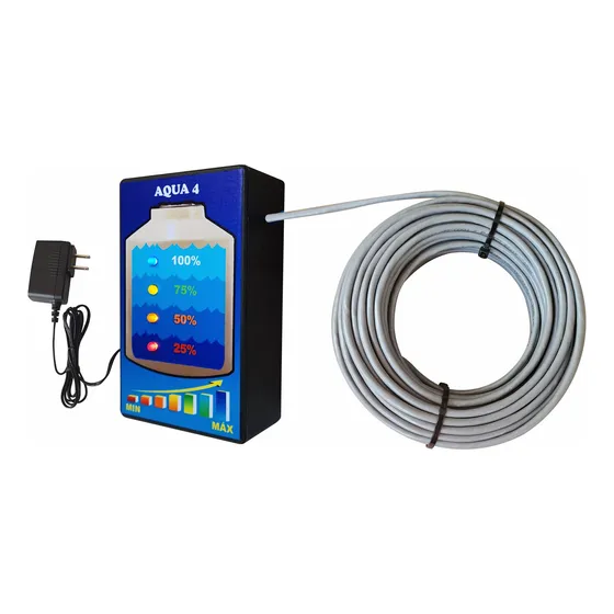 Medidor Nivel De Agua D Tinaco Electronivel 4 Nvls 20m Cable