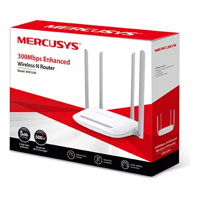 Router Mercusys Wireless/ 2.4 Ghz/ 300mb/ Ieee 802.11n