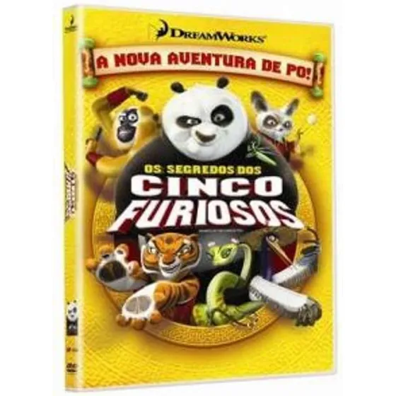 Kung Fu Panda Os Segredos Dos Cinco Furiosos Dvd Lacrado