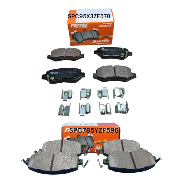 Kit Balatas Delanteras & Traseras Para Chevro Aveo 1.5 2024 