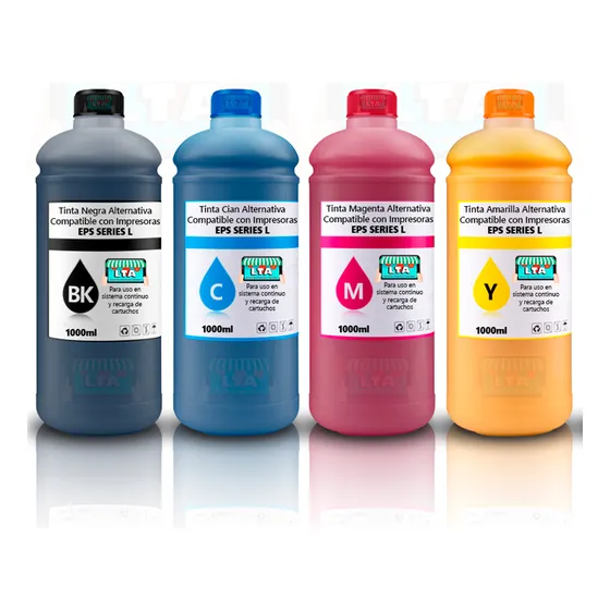 Pack 4 Litros Tinta Alternativa Compatible Con L1250