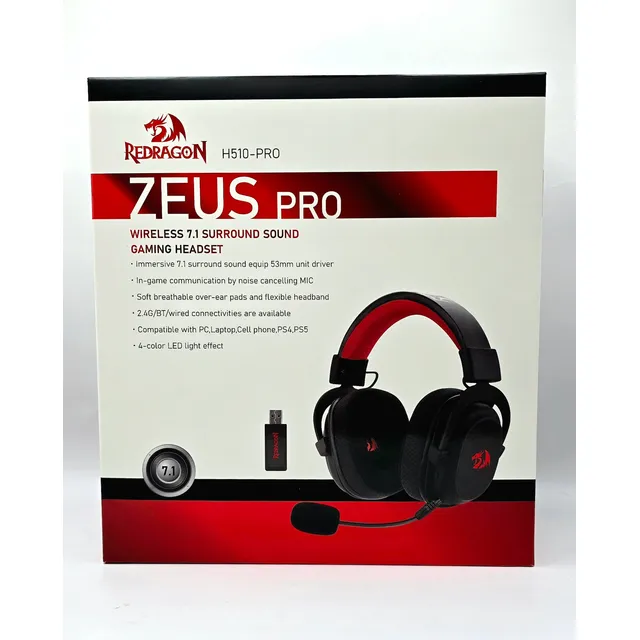 Audífonos Redragon H510 Zeus Pro