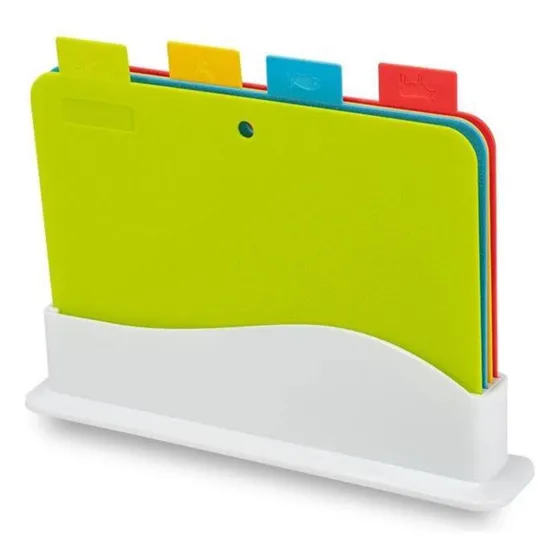 Tabla De Picar Flexible Set De 4 Unidades Con Base