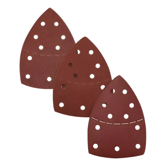 Lija Roja Triangular  3und P/lijadora De Acabados Hr-r06-l