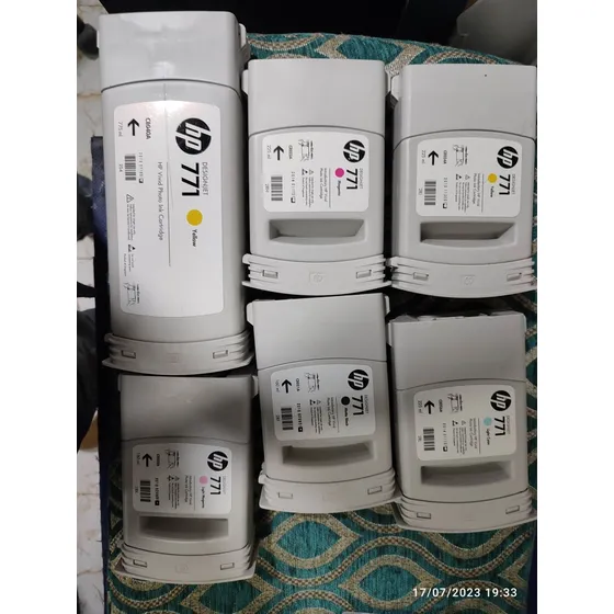 Vacío Cartucho Plotter Hp 771 Ce021 Negro Caracas
