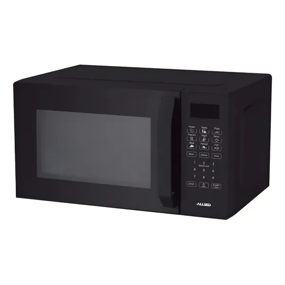 Microondas Digital 20 L Allied 700w Negro De Mesa Con Luz