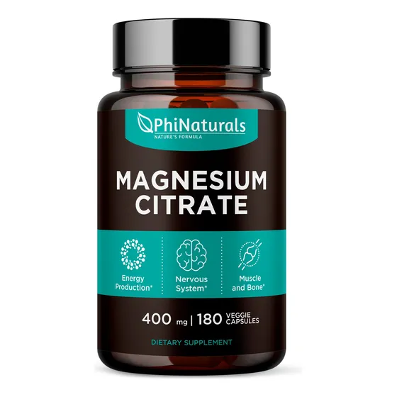 Citrato Magnesio 400 Mg 180 Cap