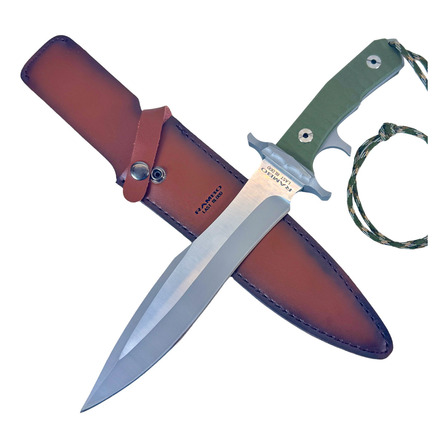 Faca Rambo Last Blood Full Tang Premium C/ Bainha Couro Faca Rambo Last Blood Full Tang Premium C/ Bainha Couro