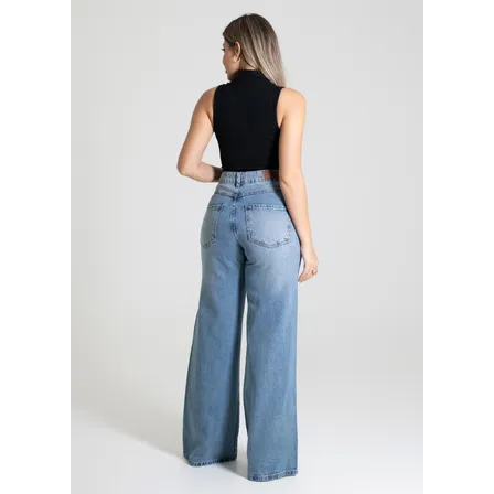 Calca Jeans Sawary Wide Leg_280129