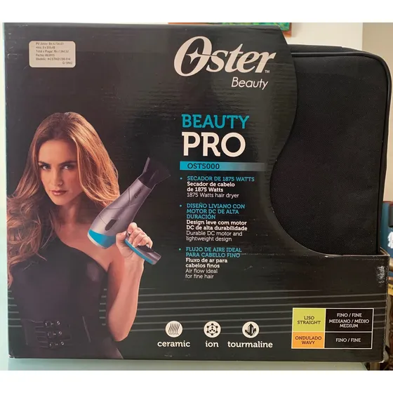 Secador De Cabello Oster Nuevo En Su Caja, 1.875 Watts