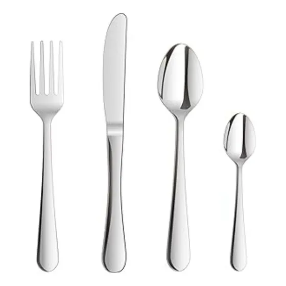Set De Cubiertos 24 Piezas Acero Inoxidable  Delux