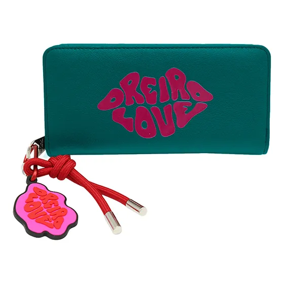 Billetera Monedero Mujer Las Oreiro Eco Cuero Fichero New