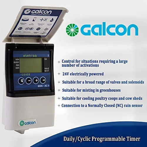 Galcon 8006 Ac 6 Station Riego Driver