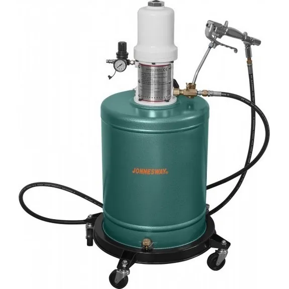 Engrasadora Neumatica Con Ruedas De 20 Litros Jonnesway*