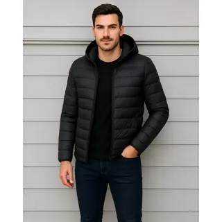 Casaco Masculino Jaqueta Puffer Bobojaco Corta Vento Frio Preto Gg Lisa