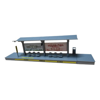 Modelo De Parada De Autobús A Escala 1/64, Modelo De Modelo De Parada De Autobús A Escala 1/64, Modelo De