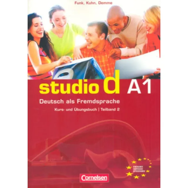 Studio D A1 - KURSBUCH & ARBEITSBUCH (7-12) Con CD (texto y ejercicio), de Cornelsen. Editora Distribuidor Associados De Livros S.A., tapa blanda en alemán, 2007