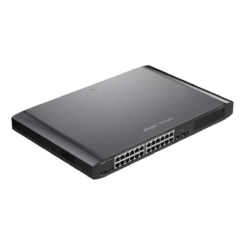 Switch Administrable Gigabit 24 Puertos Poe+ 2 Sfp Ruijie