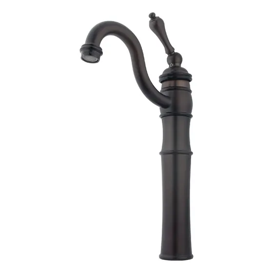 Grifo Victoriano Para Fregadero Mango Al 4  Bronce Aceitado