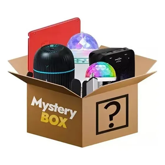 Caja Mystery Con 10 Productos De Tecnología Electrónica