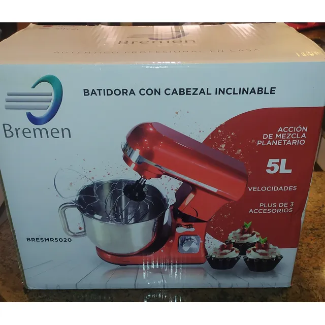 Batidora Profesional Bremen 500 W Cap 5 Lts 6 Vel