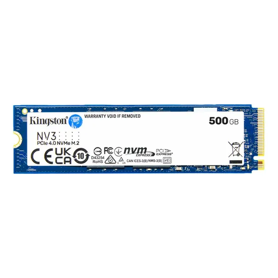 SSD Kingston Nv3 500GB Pcie 4.0 Nvme