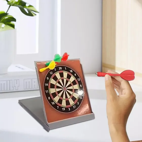 Mini Tablero De Dardos Magnetico Pequeño Con 3 Mini Dardos