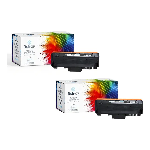 Toner Techlogy 116l Ml116 2 Pack M2675 2625 M2885fw Tinta Negro