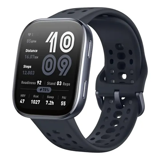 Smartwatch Amazfit Bip 6 Com GPS, Tela AMOLED de 1.97" e Resistência à Água