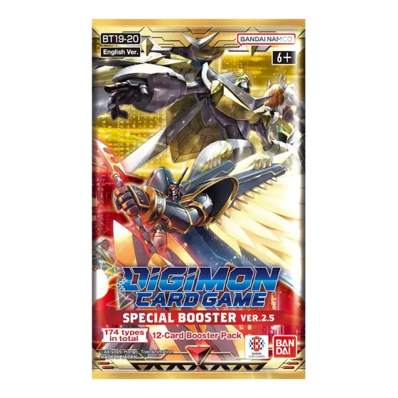 Digimon Tcg - Special Booster Ver 2.5 Bt19-20 Original Sobre