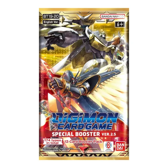 Digimon Tcg - Special Booster Ver 2.5 Bt19-20 Original Sobre