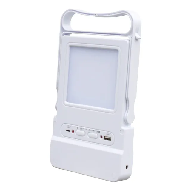 Lampara Camping Fogata Luz Solar Jardin Linterna Led Calle