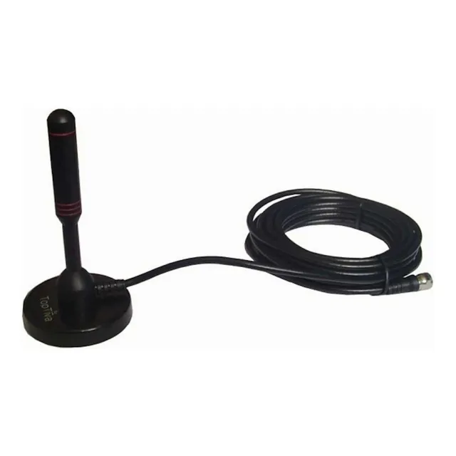 Antena Tv Digital 20db Isdb-i, Base Magnética, Tv Portátil
