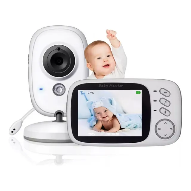Babá Eletrônica Vb603 Sem Fio Com Câmera 110/220v Intax