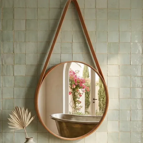 Flower Know Vanity Mirror Violet Strawberry Rococo Hand Mirr