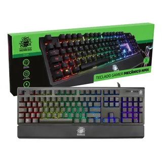 Teclado Profissional Pc Gamer MecĂąnico Rgb Original Nemesis Teclado Profissional Pc Gamer MecĂąnico Rgb Original Nemesis