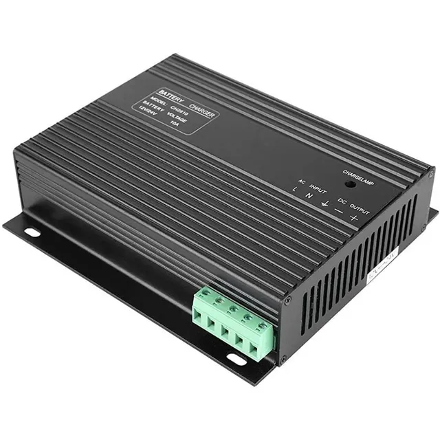 Cargador De Batería Dual Planta Eléctrica 12/24v 10a 220v