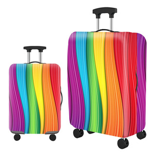 Funda Maleta Elástica Equipaje Viaje Colorida Funda Maleta Elástica Equipaje Viaje Colorida