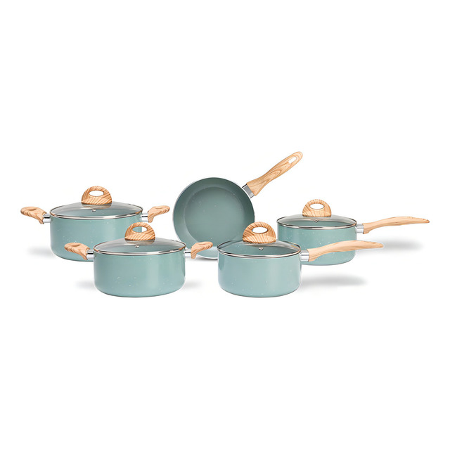 Jogo De Panelas Ceramic Life 5peças Com Indução Verde Brinox Botanika Jogo De Panelas Ceramic Life 5peças Com Indução Verde Brinox Botanika