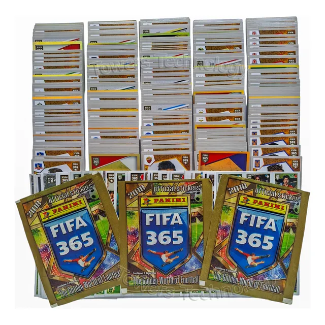 550 Láminas Sin Repetir Fifa 365 2018 - Panini