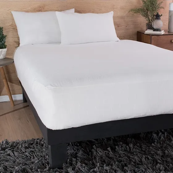 Protector forro colchón Antifluido cama sencilla 1 x 1.90 x 25 cm Wonder Home