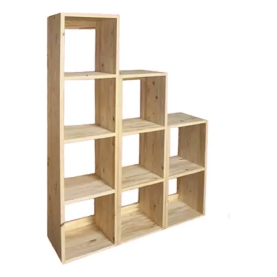 Organizador Biblioteca En Forma De Escalera - Cubos