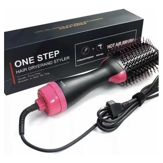 Escova Secadora Modeladora Potente 3 Em 1 - 110 V One Step