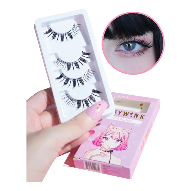 Pestaña Superior Manga Anime Para Cosplay 2 Cada Caja Niña