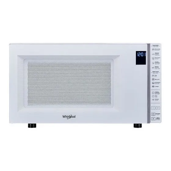 Microondas Whirlpool Wmg30ab Con Grill 30 Litros Blanco