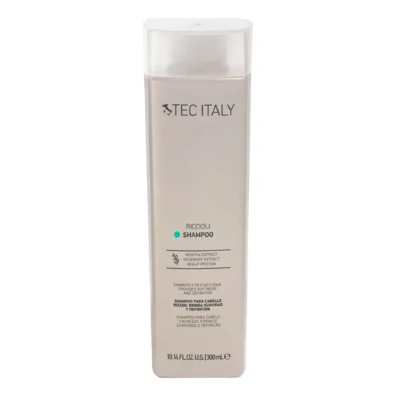 Shampoo Tec Italy Riccioli Hidratación Cabello Rizado 300 Ml